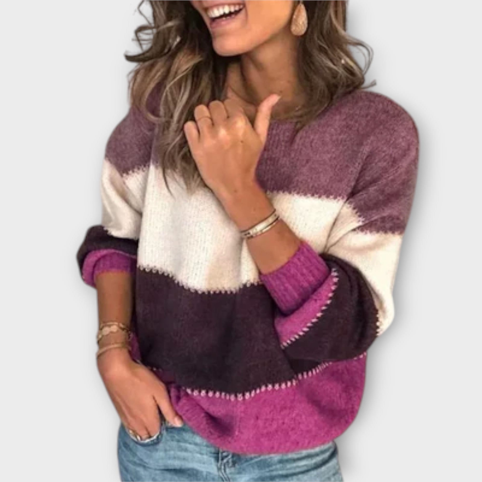 Elisa - Pulover casual și confortabil