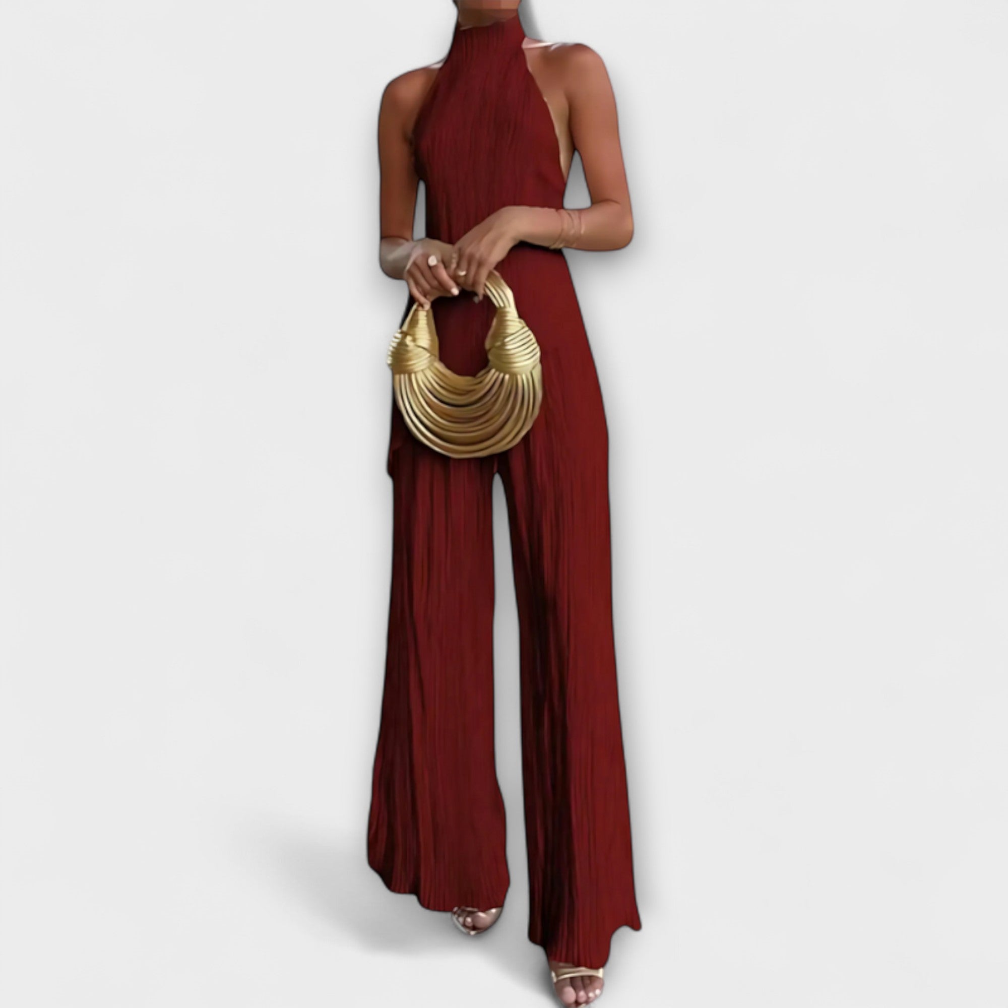 Pilarica - Set elegant plissé asimetric