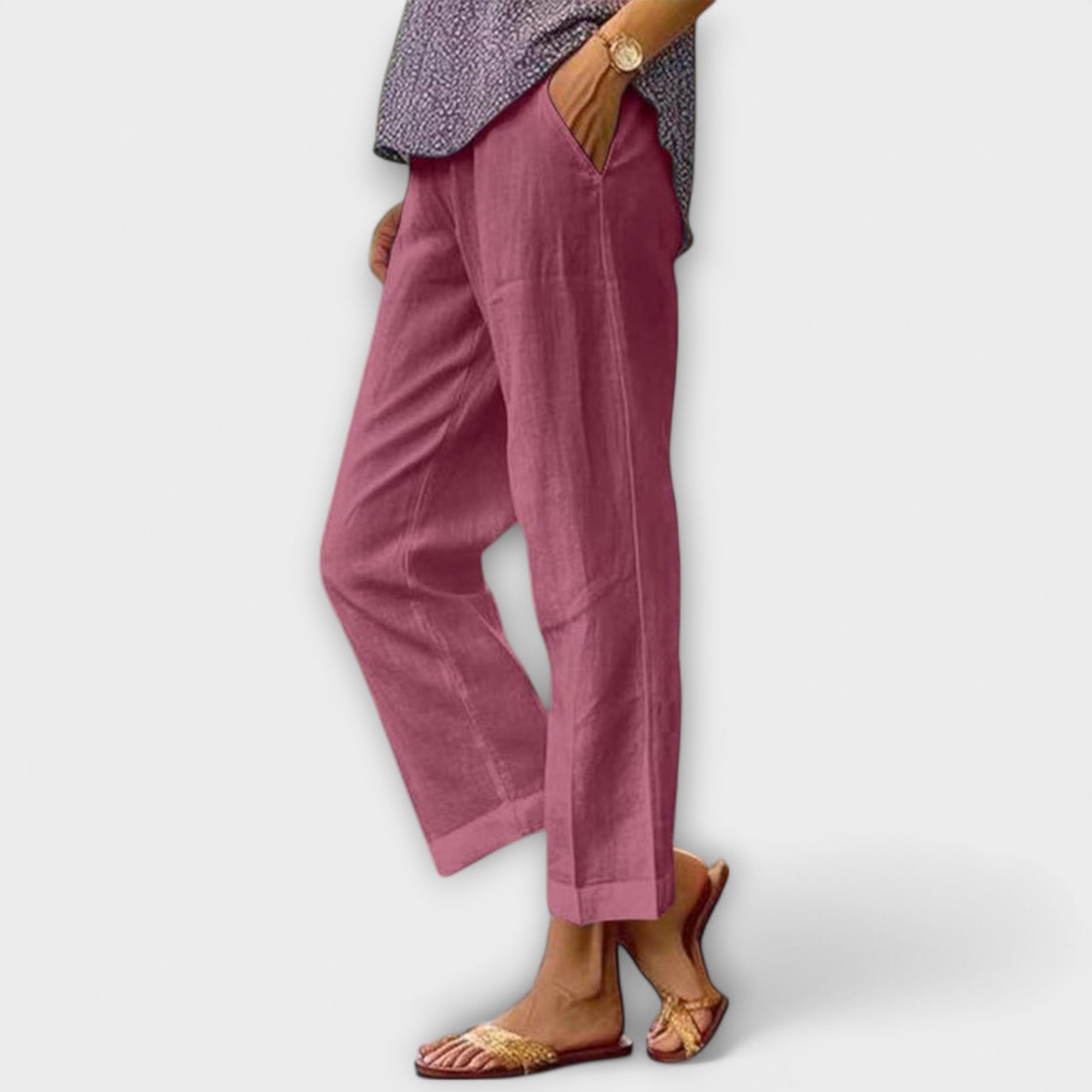 Pantaloni de vară vaporoși Julienne