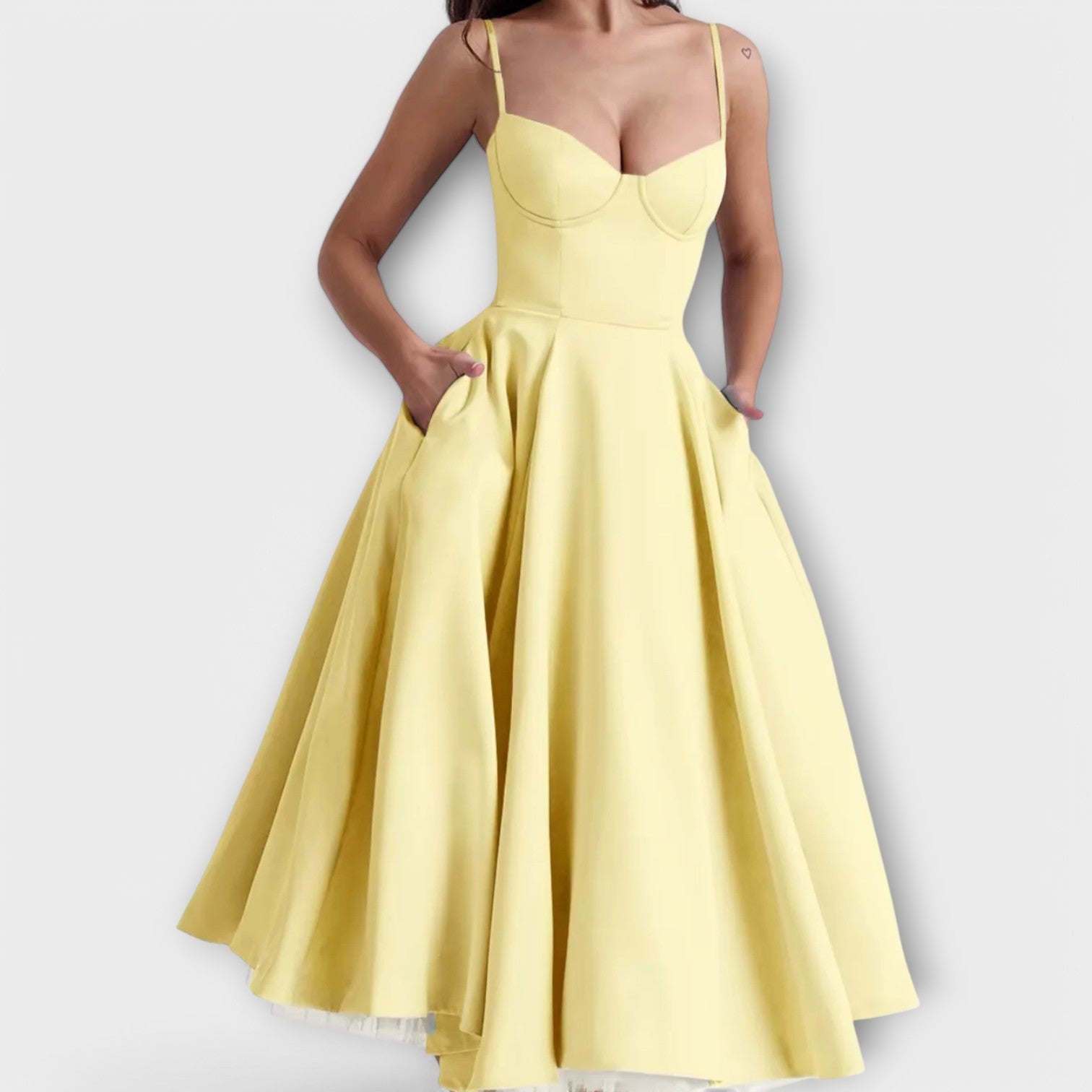 Mélie – Rochie ușoară de vară cu detaliu corset