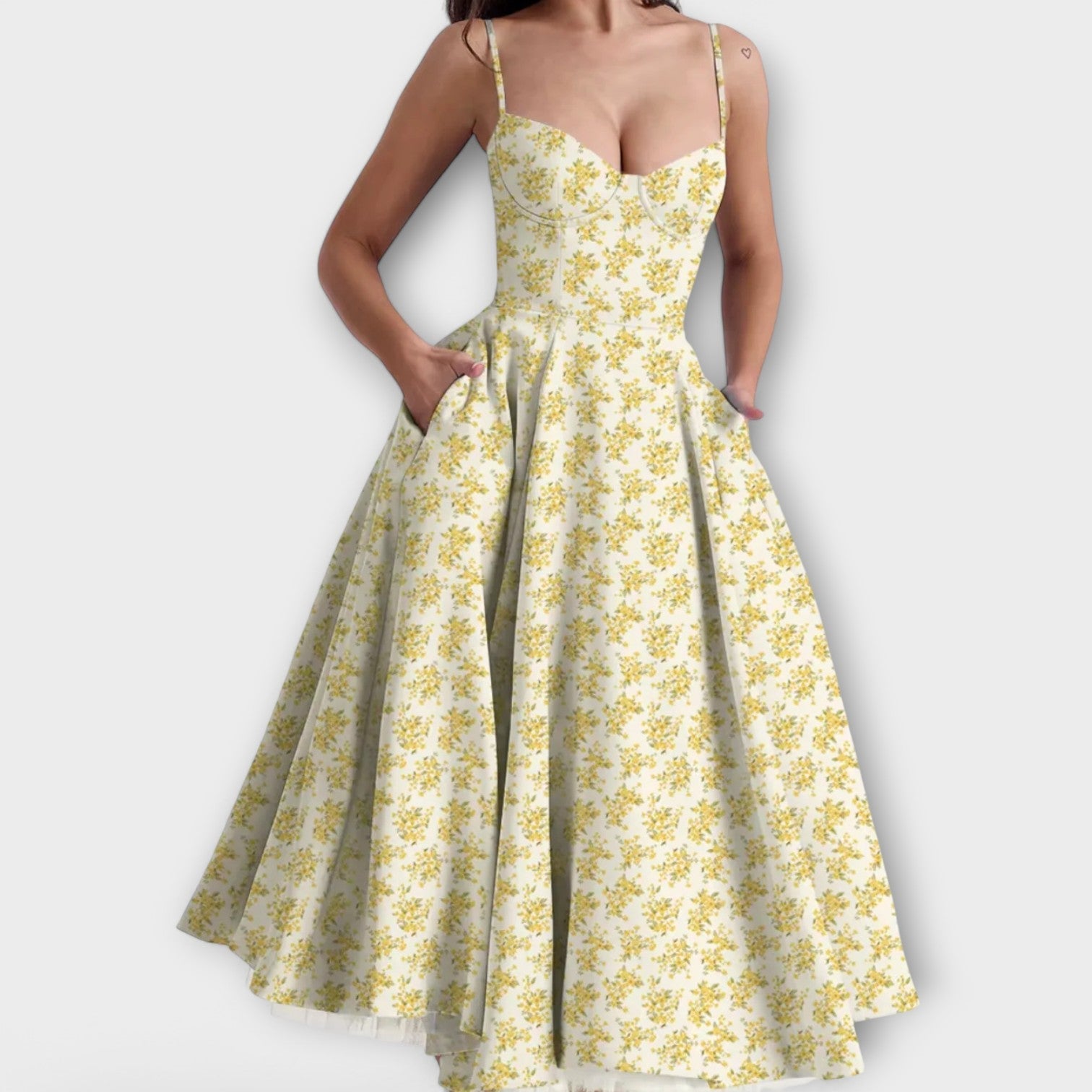 Mélie – Rochie ușoară de vară cu detaliu corset