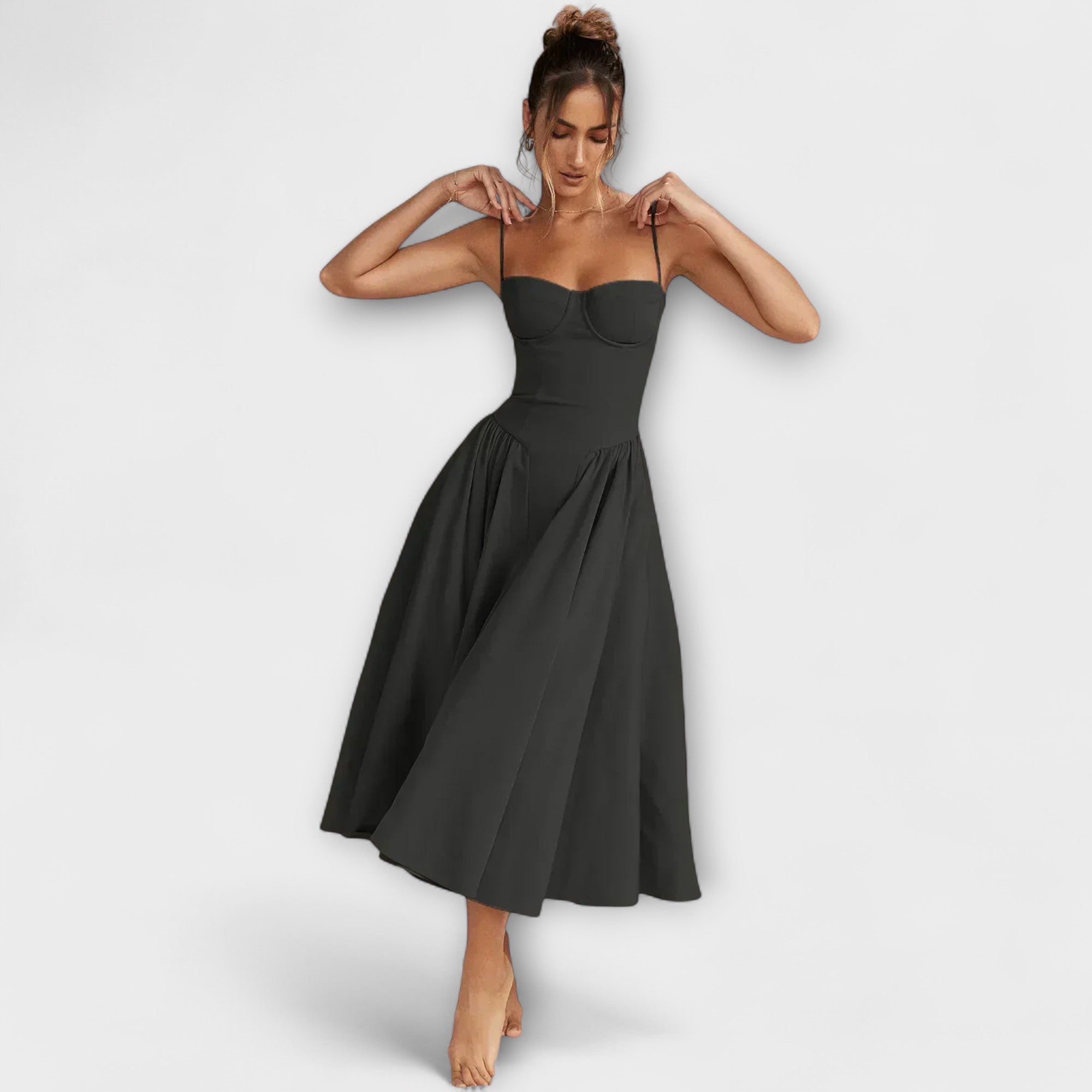 Rosalie - Rochie corset elegantă fără mâneci