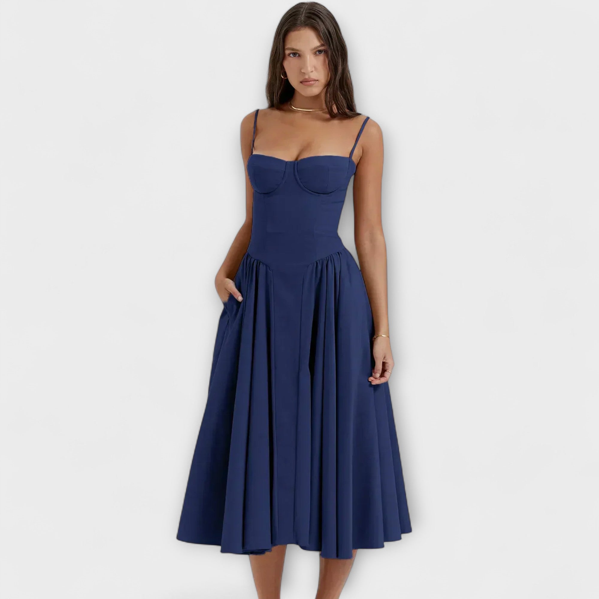 Rosalie - Rochie corset elegantă fără mâneci
