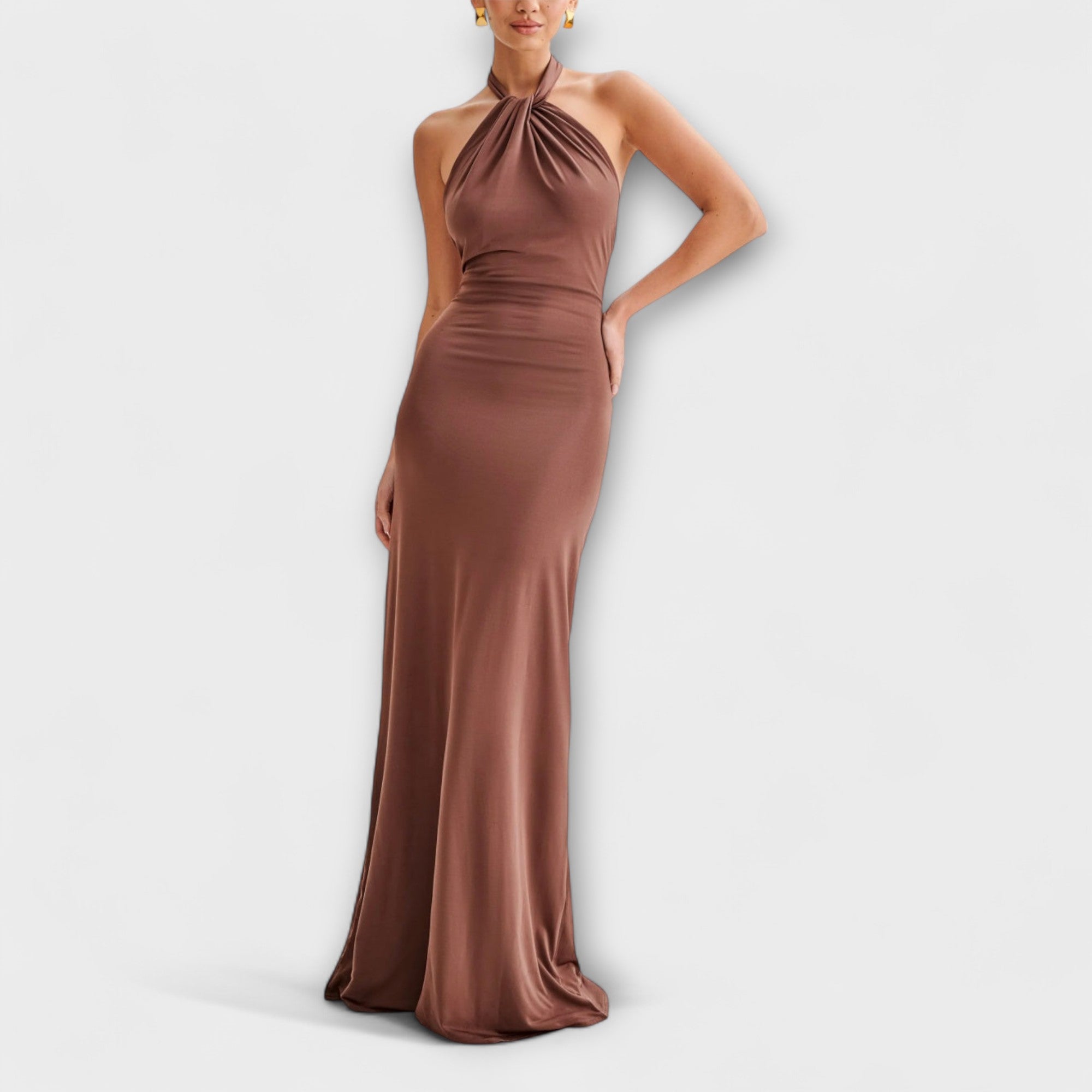Lagune - Rochie Maxi Slinky cu Bretele