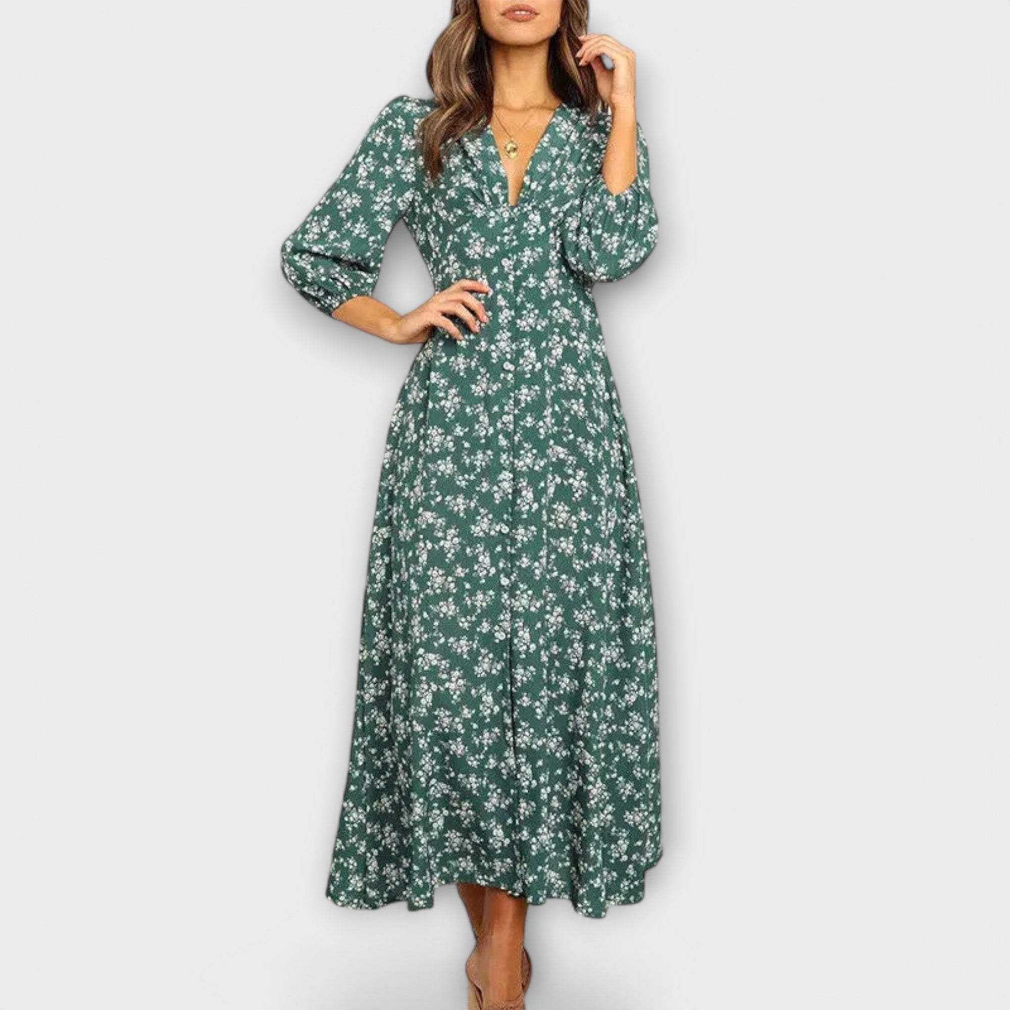 Rochie Maxi cu imprimeu floral pentru femei