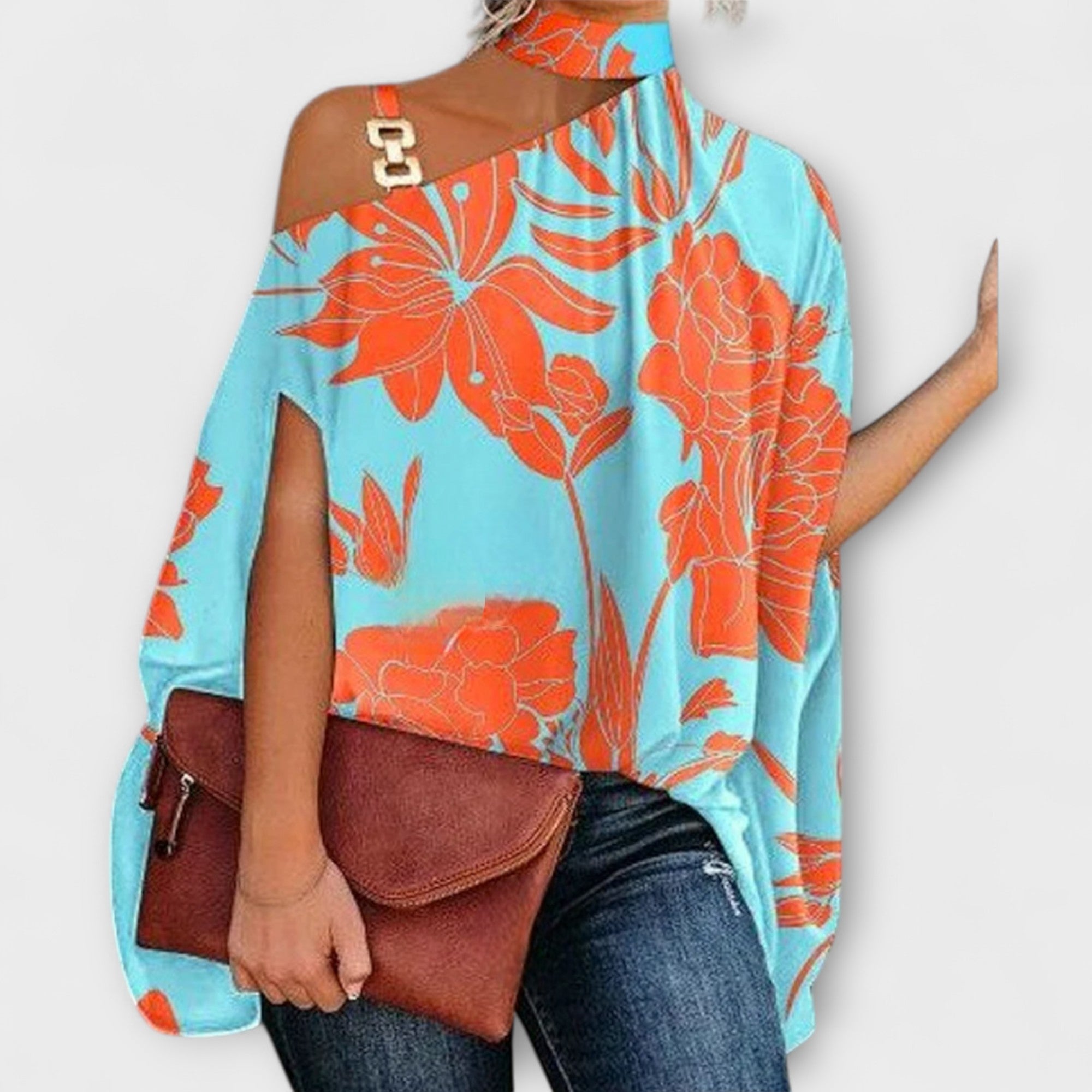 Bluza fără umeri pentru dame