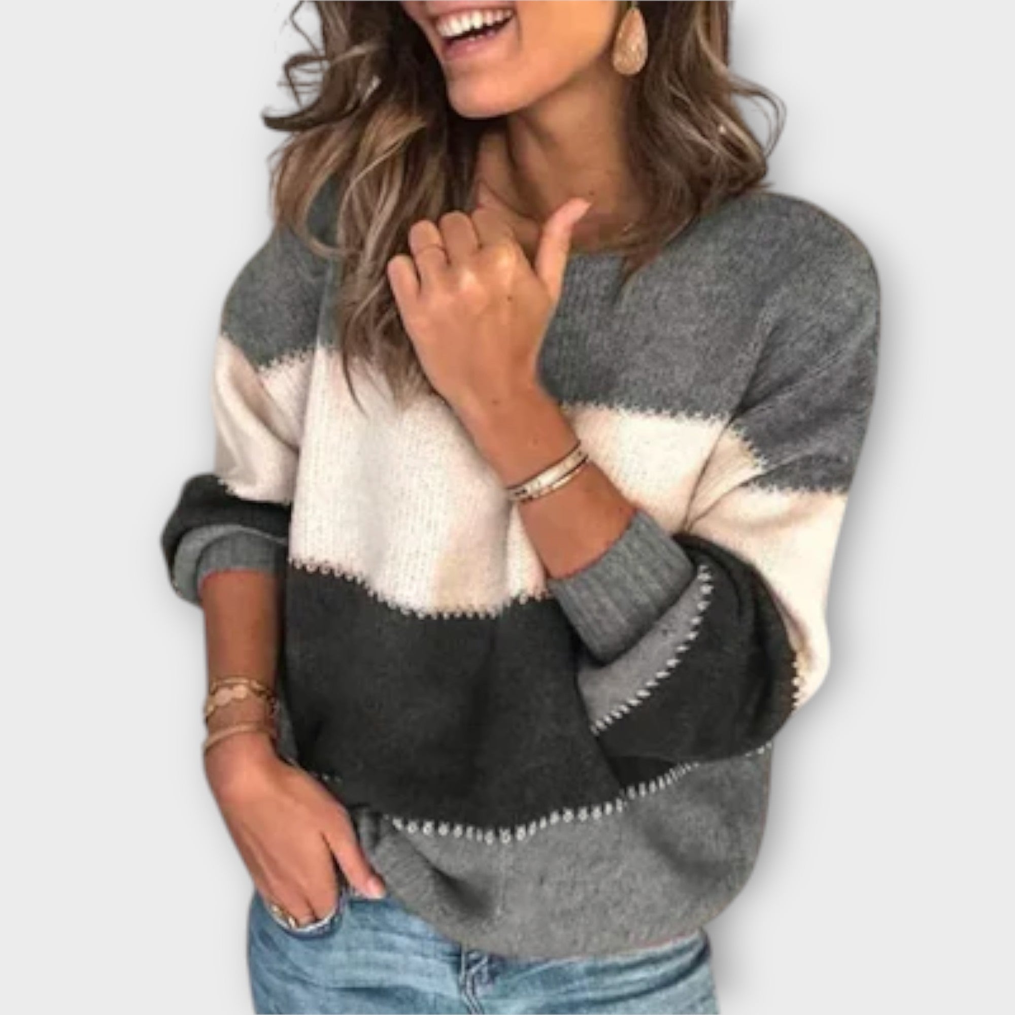 Elisa - Pulover casual și confortabil