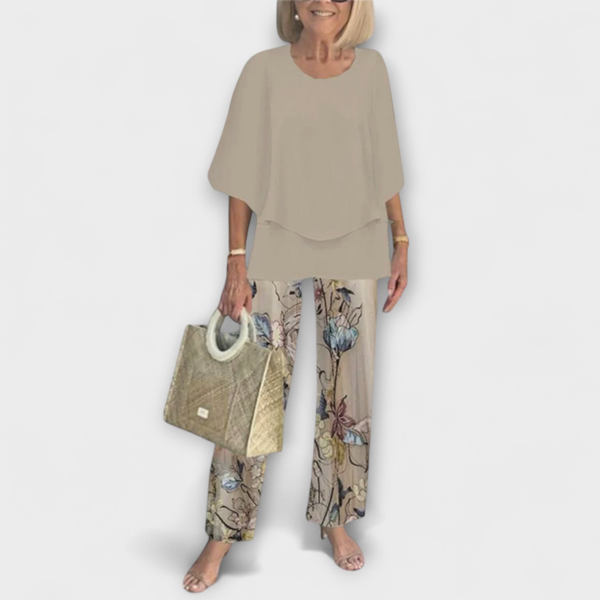 Rosamund - Set modern cu bluză confortabilă și pantaloni