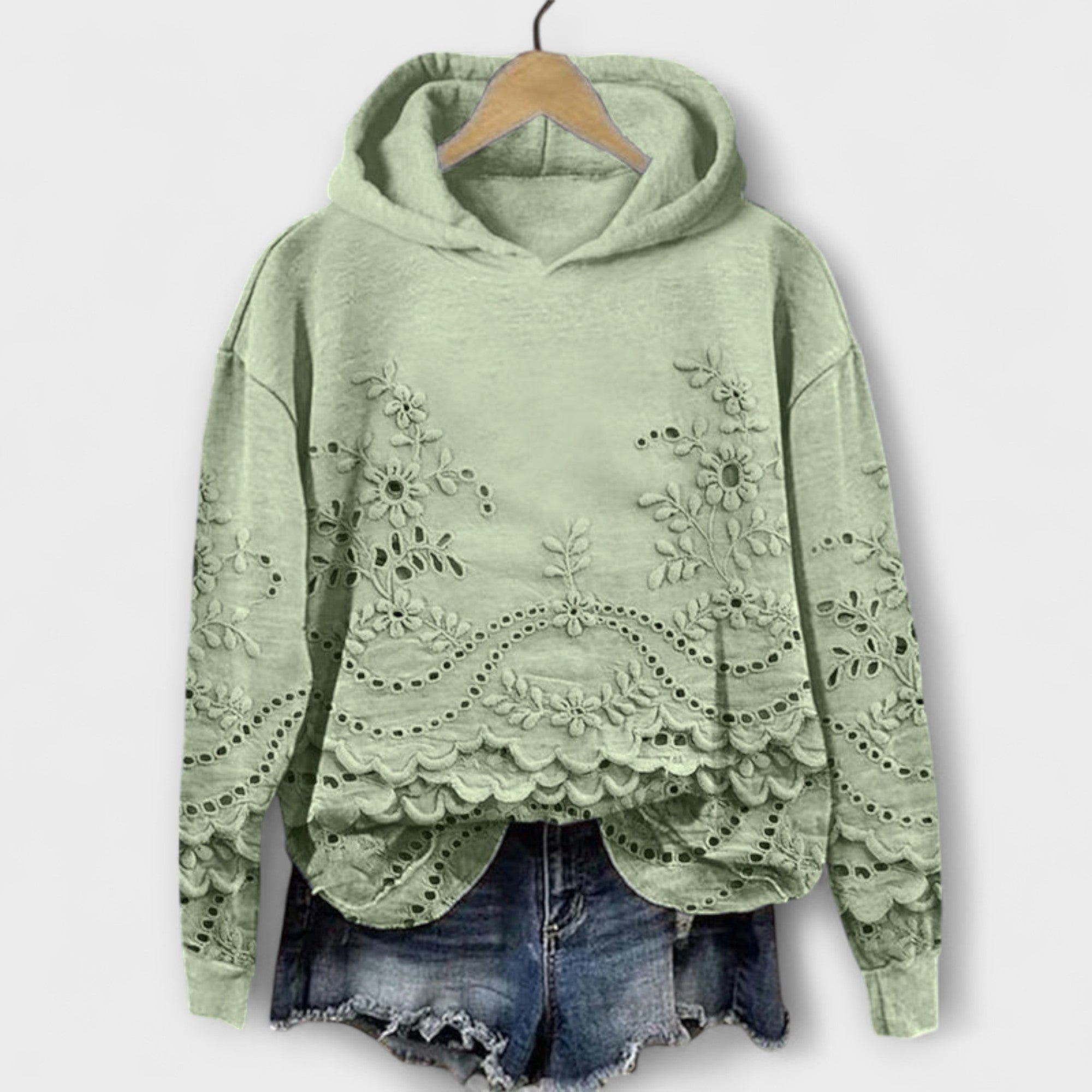 Grace – Hanorac vintage cu imprimeu floral