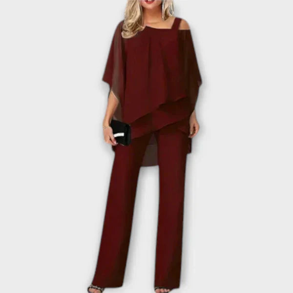 Set de seară din chiffon