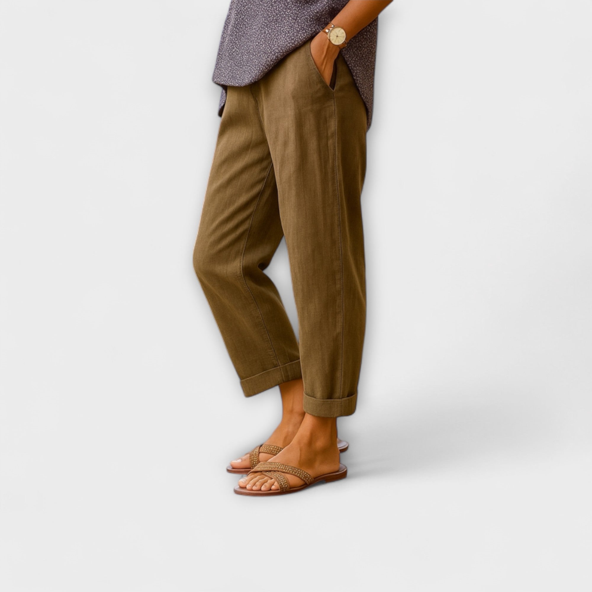 Pantaloni de vară vaporoși Julienne