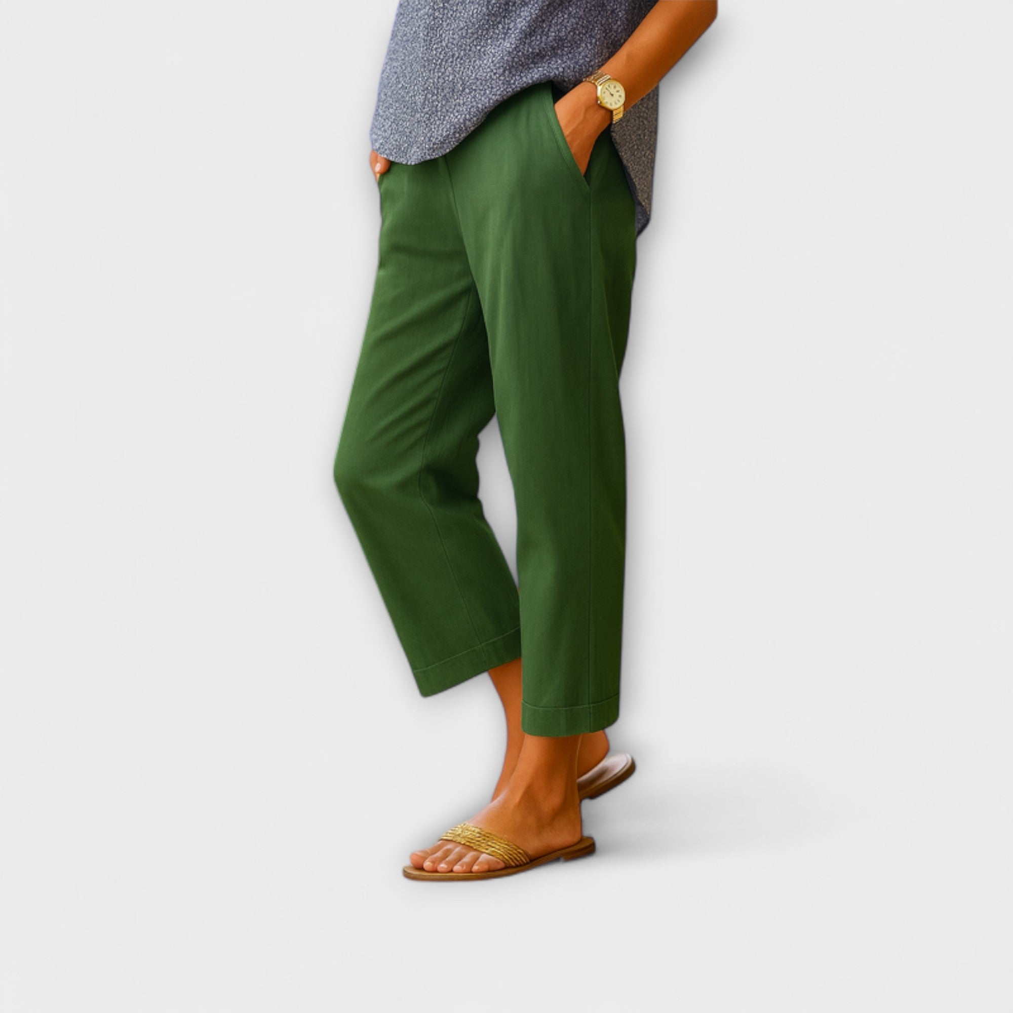 Pantaloni de vară vaporoși Julienne
