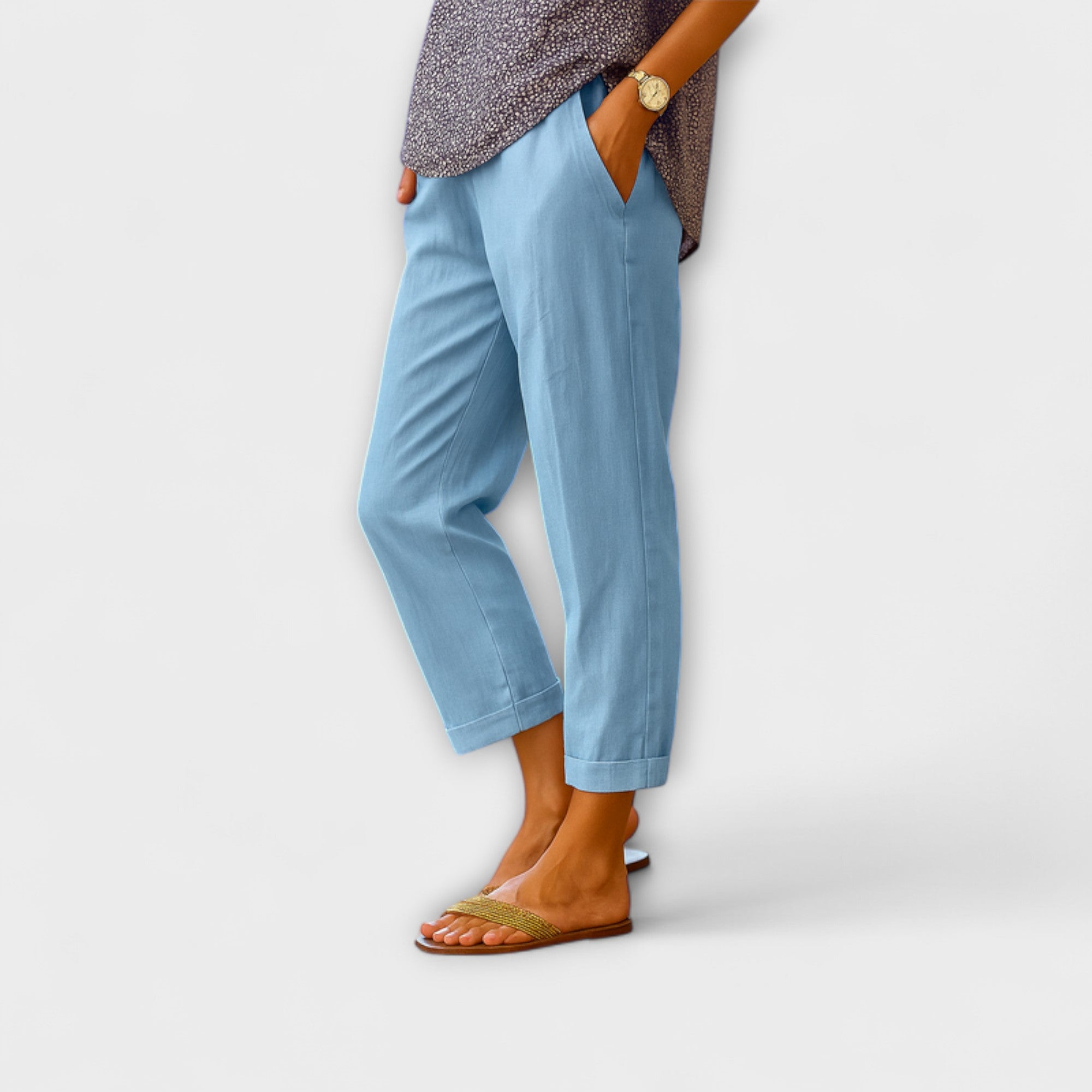 Pantaloni de vară vaporoși Julienne
