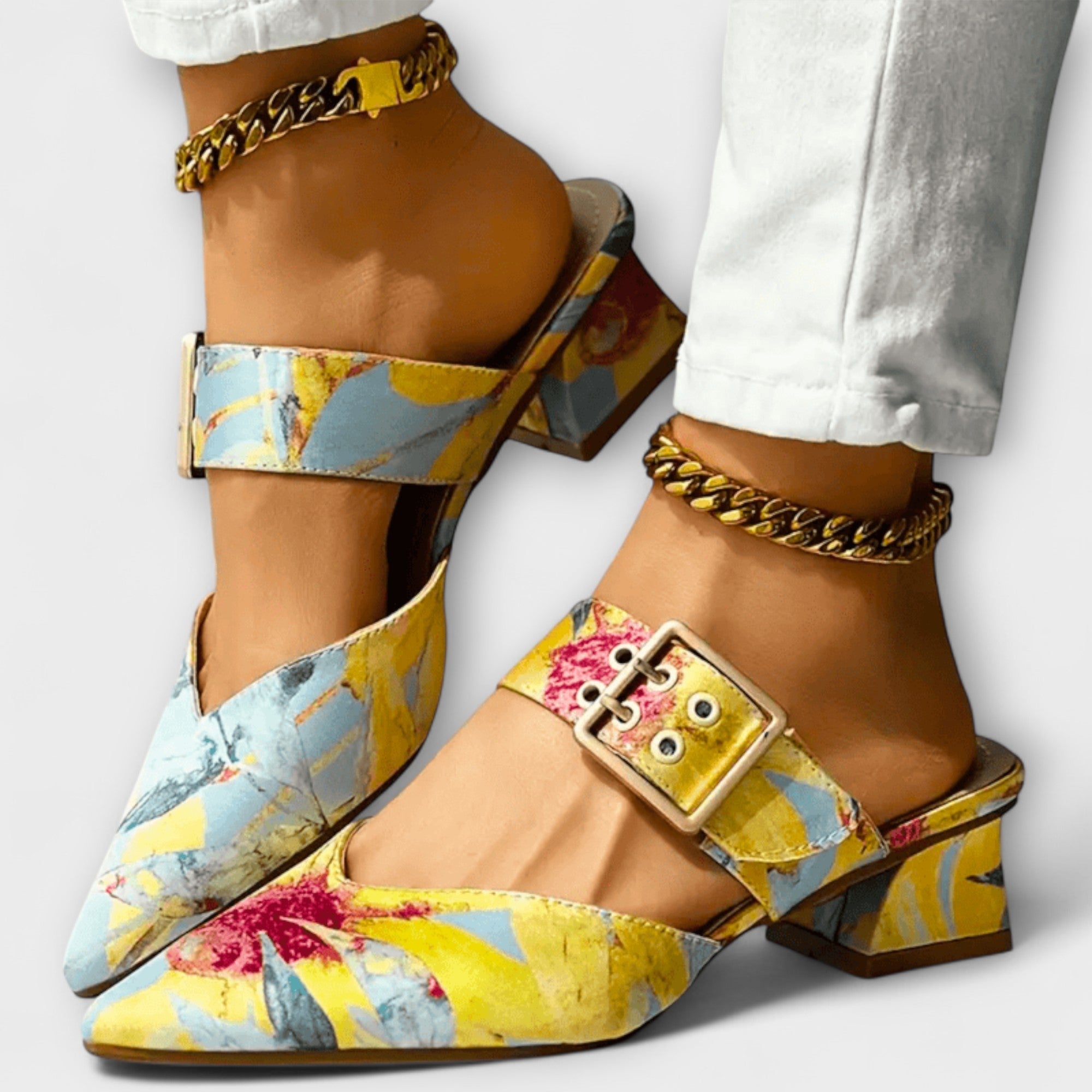 Eleanor - Pantofi ortopedici confortabili cu toc pentru femei