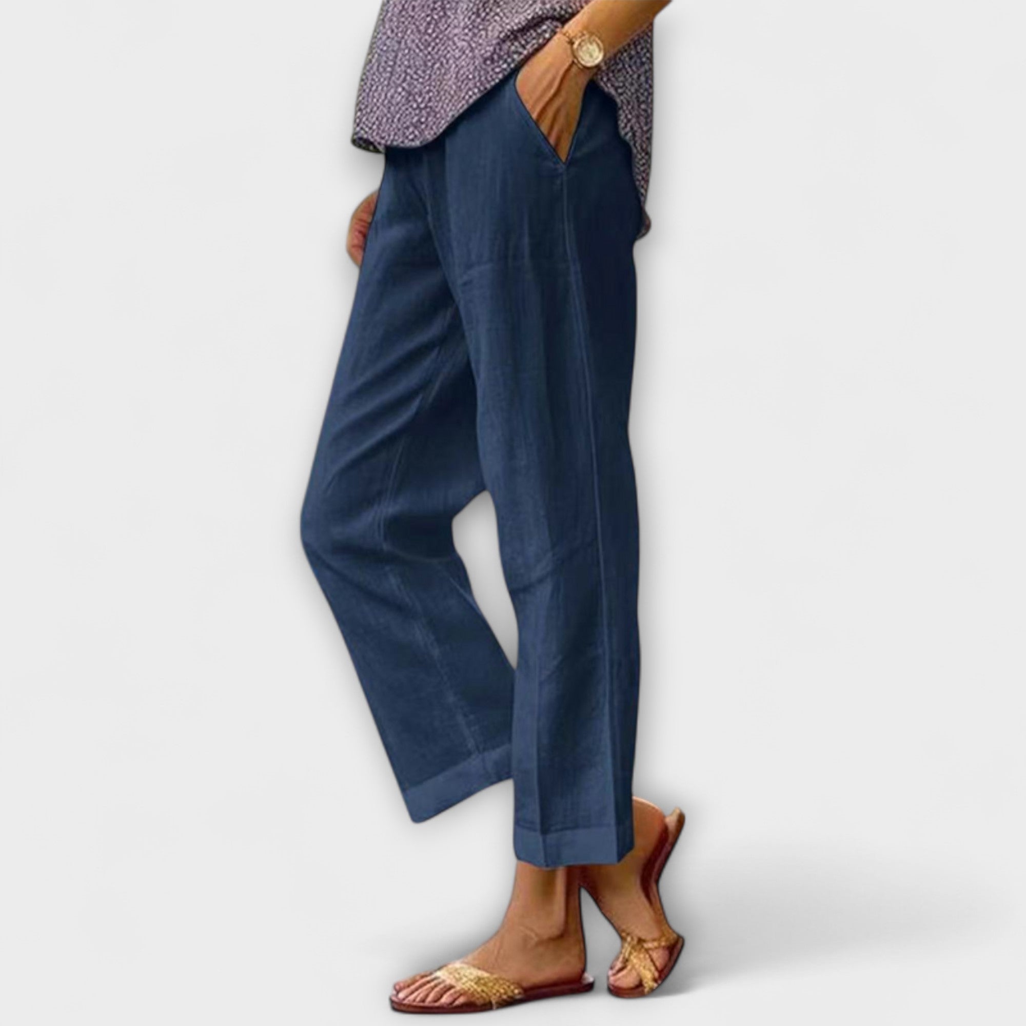Pantaloni de vară vaporoși Julienne