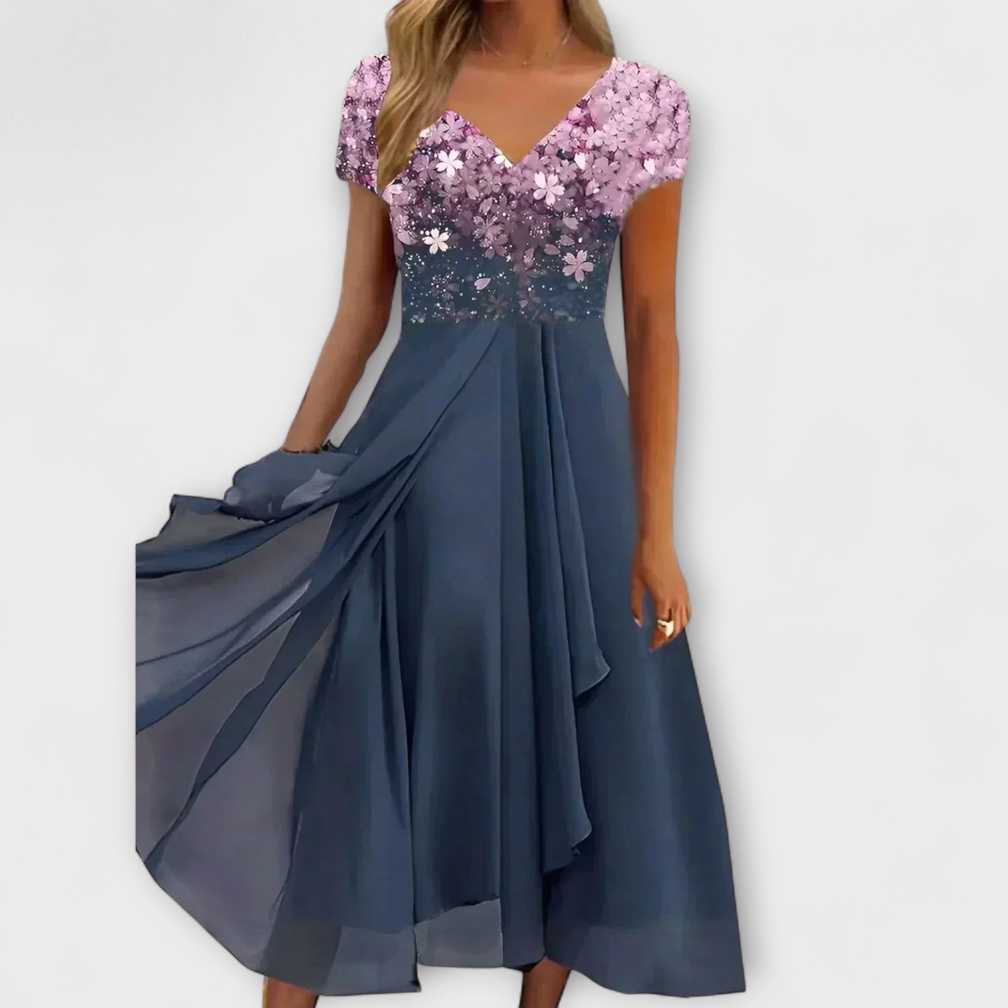 Lara - Rochie de petrecere din chiffon pentru domnișoare