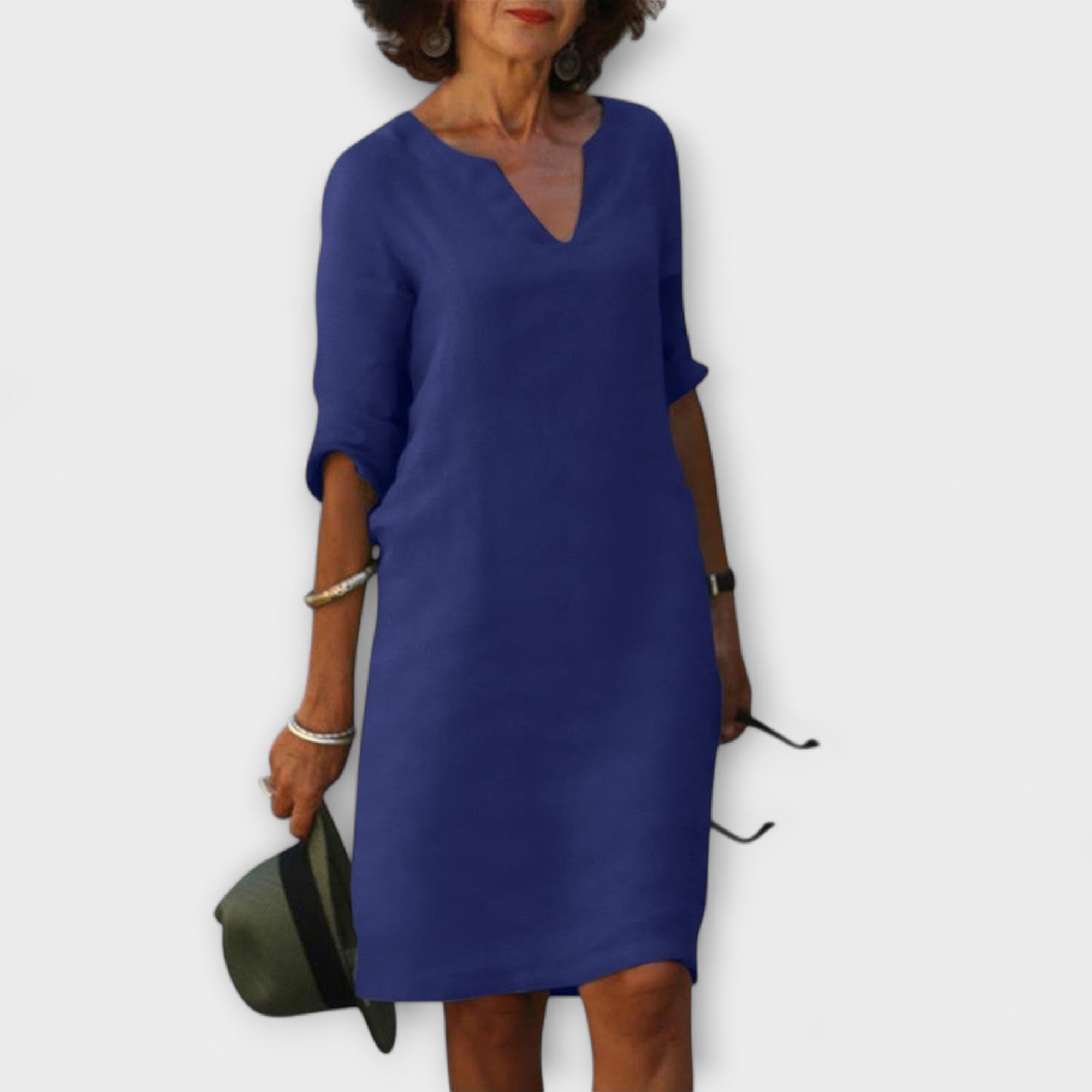 Ellyse - Rochie de vară elegantă cu decolteu în V