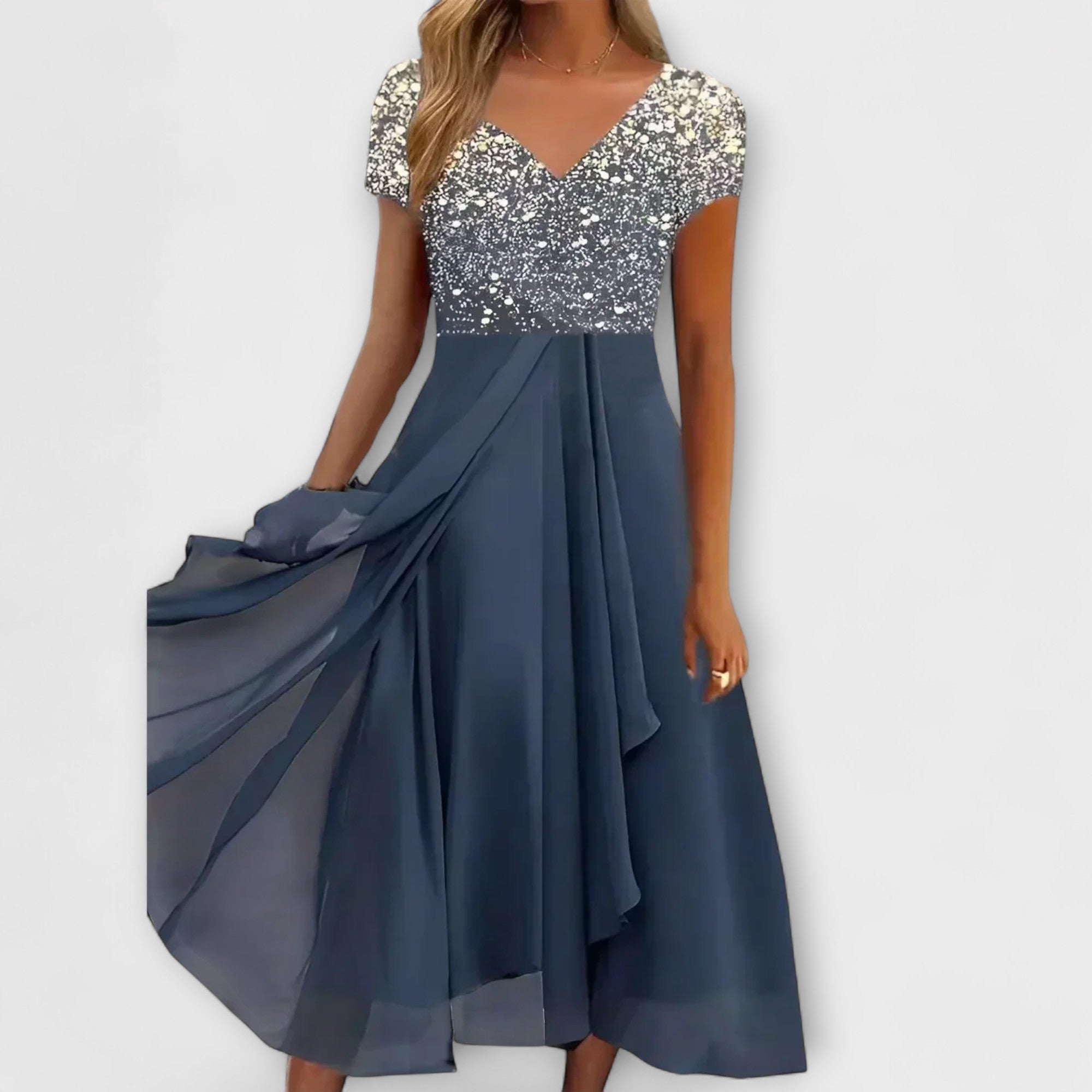Lara - Rochie de petrecere din chiffon pentru domnișoare