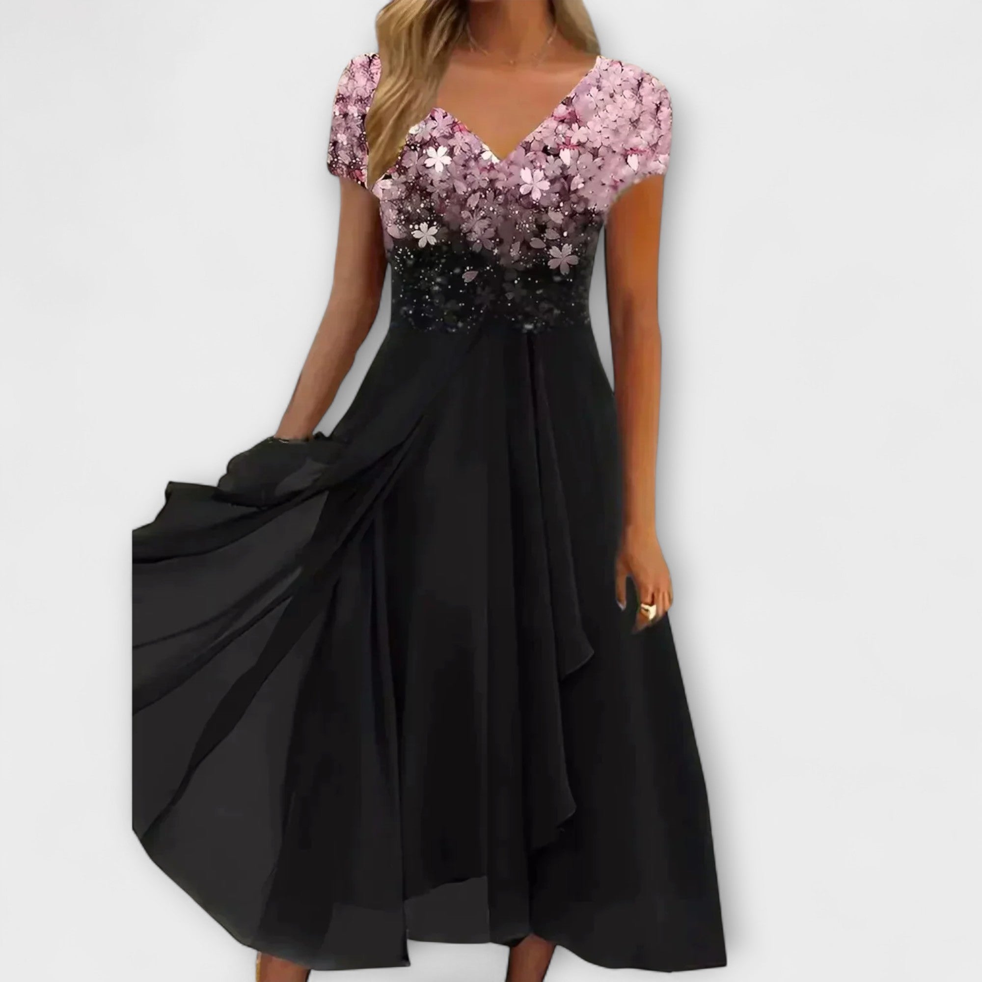 Lara - Rochie de petrecere din chiffon pentru domnișoare