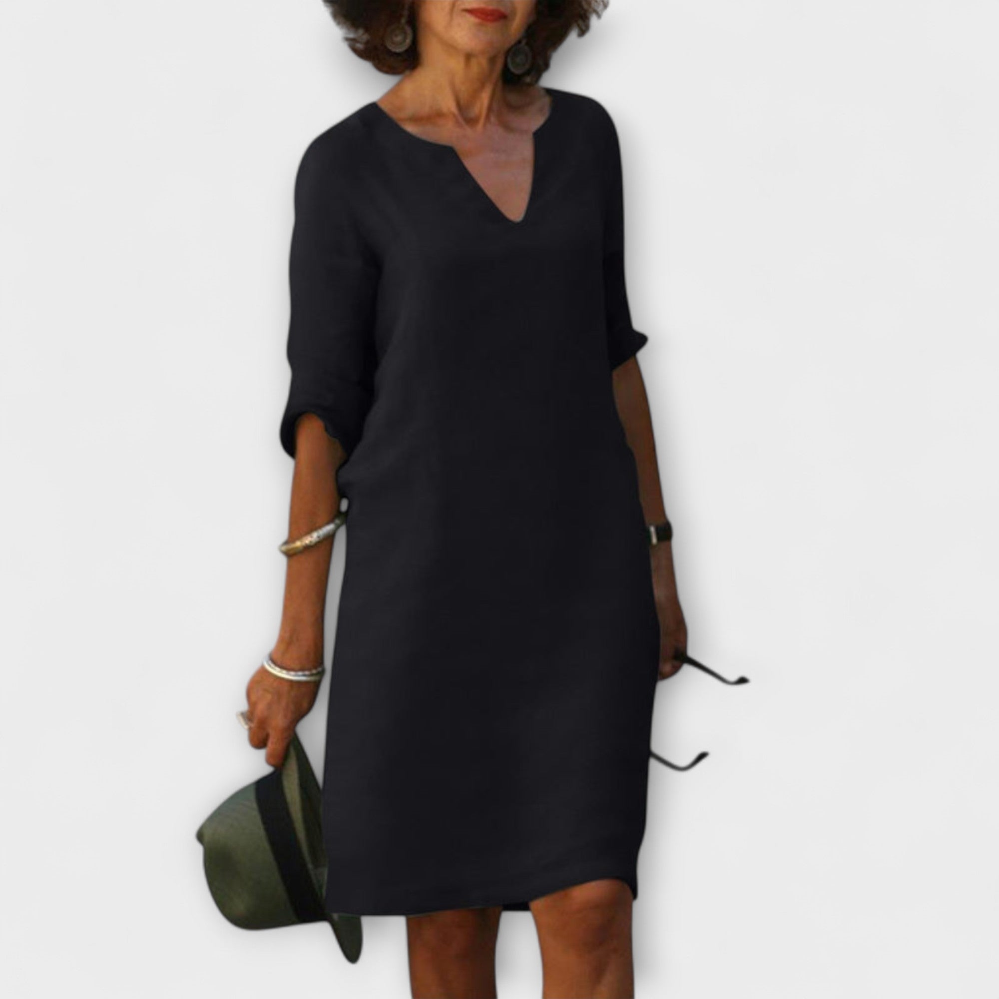 Ellyse - Rochie de vară elegantă cu decolteu în V
