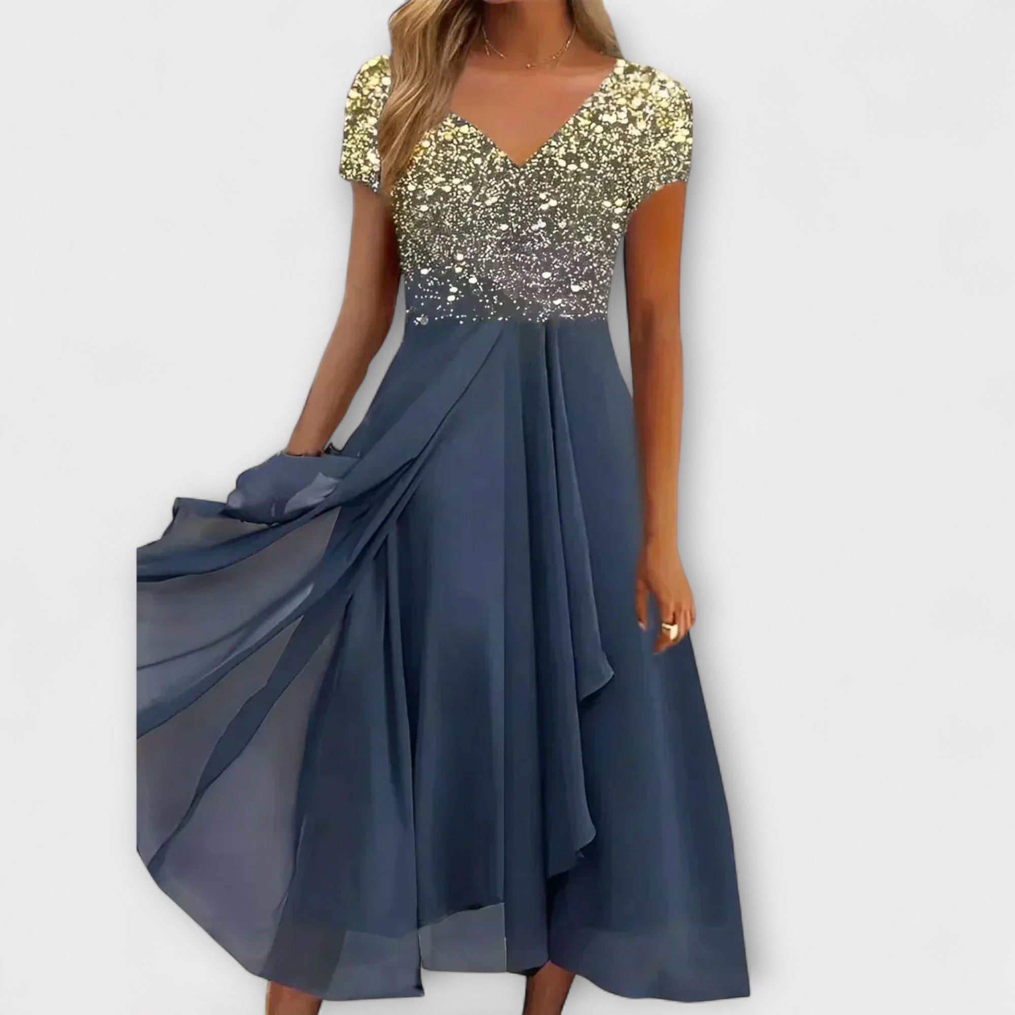 Lara - Rochie de petrecere din chiffon pentru domnișoare