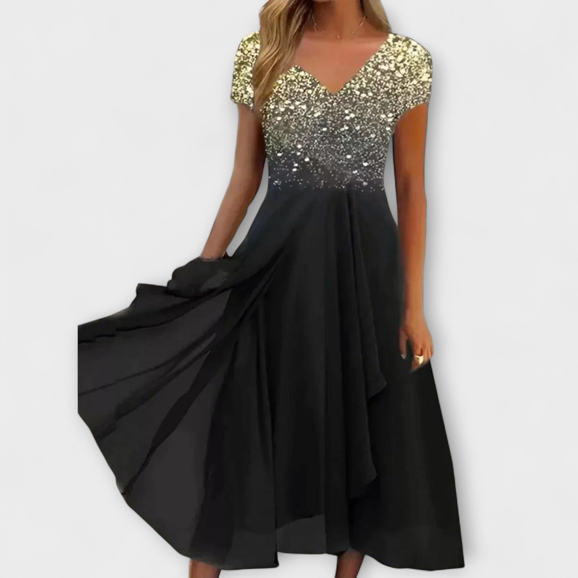 Lara - Rochie de petrecere din chiffon pentru domnișoare