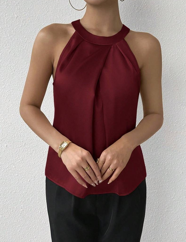 Skye - Bluză de satin chic cu design off-shoulder