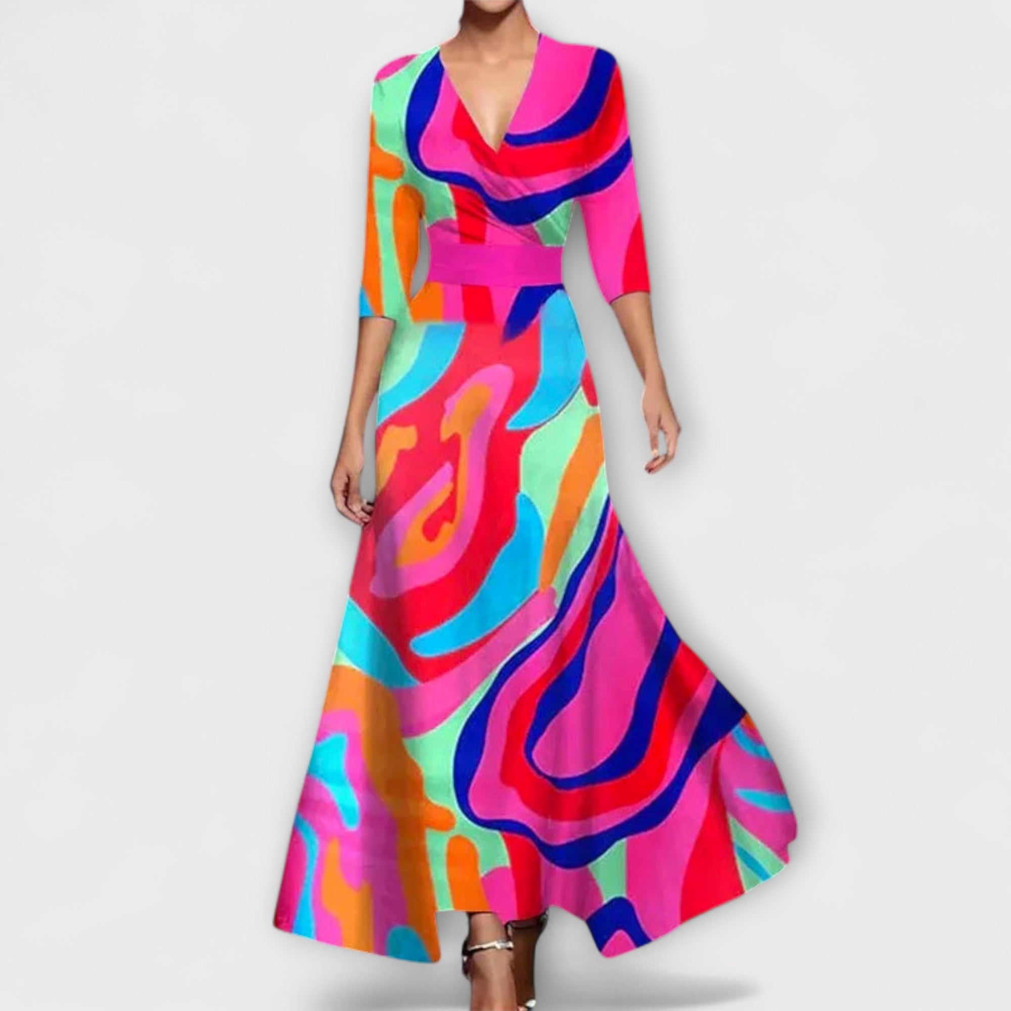 Alma - Rochie pentru femei cu design elegant la mâneci