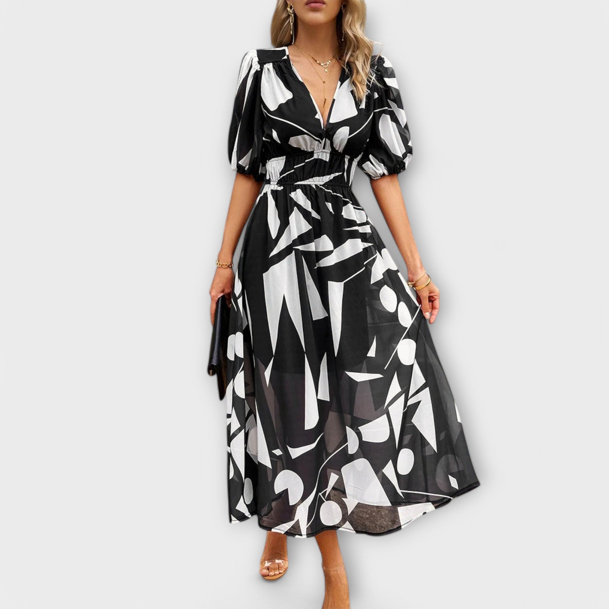 Mathilda - Rochie midi elegantă