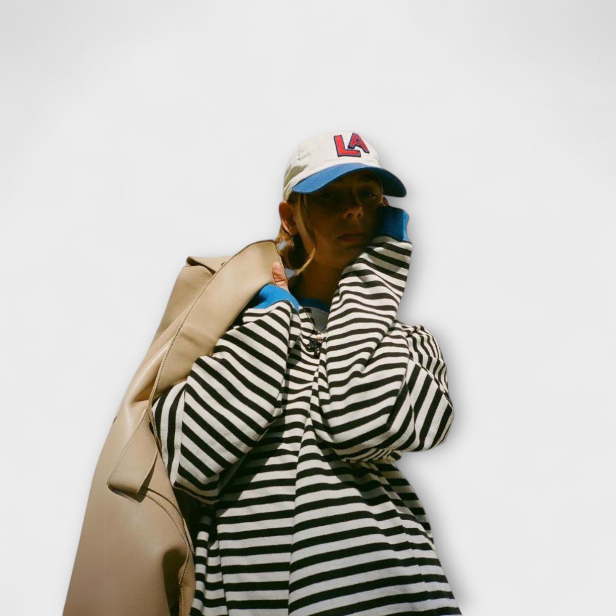 Mary - Pulover oversized în dungi
