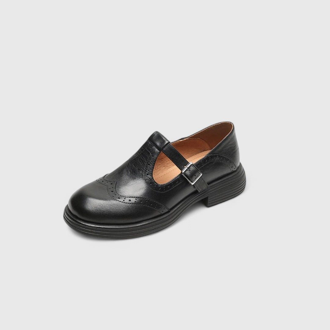 Olimpia - Pantofi Mary Jane eleganți din piele