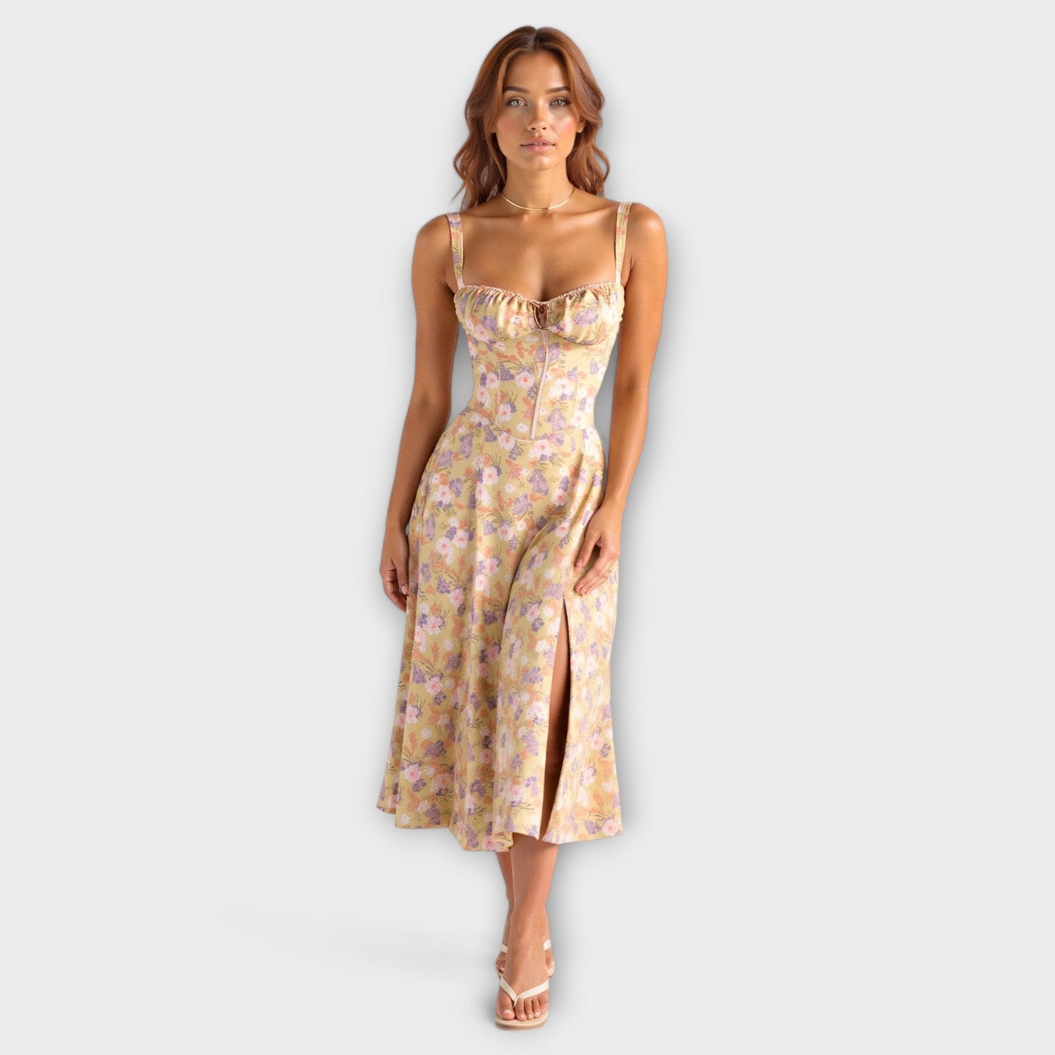 Kiana - Rochie-corset midi