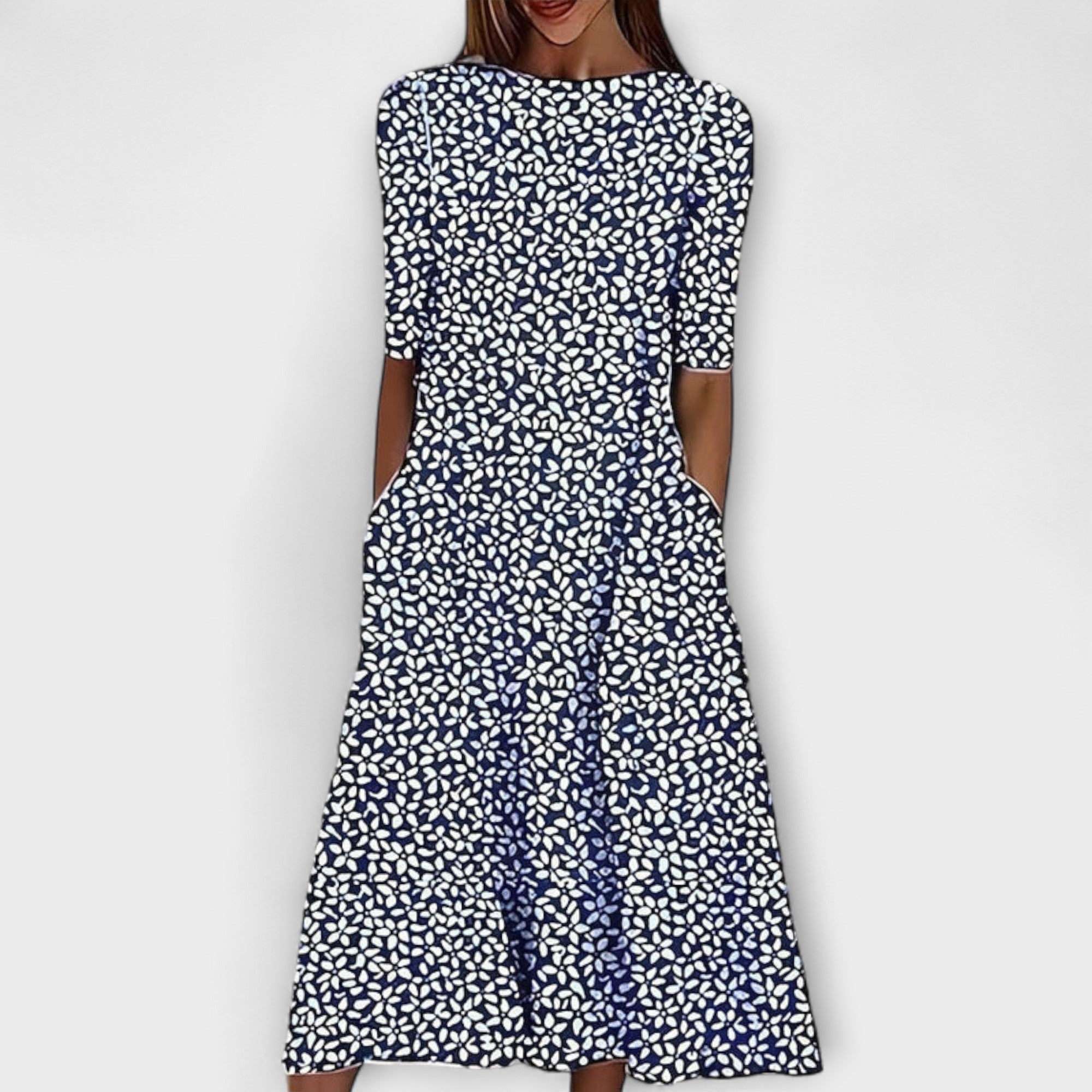 Adelina - Rochie de flori